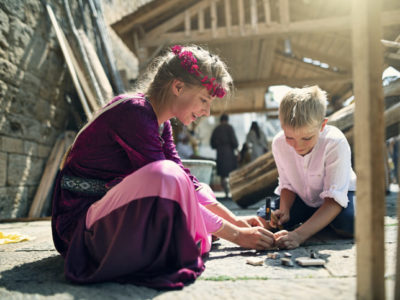 Führung Mittelalter Kinder spielen